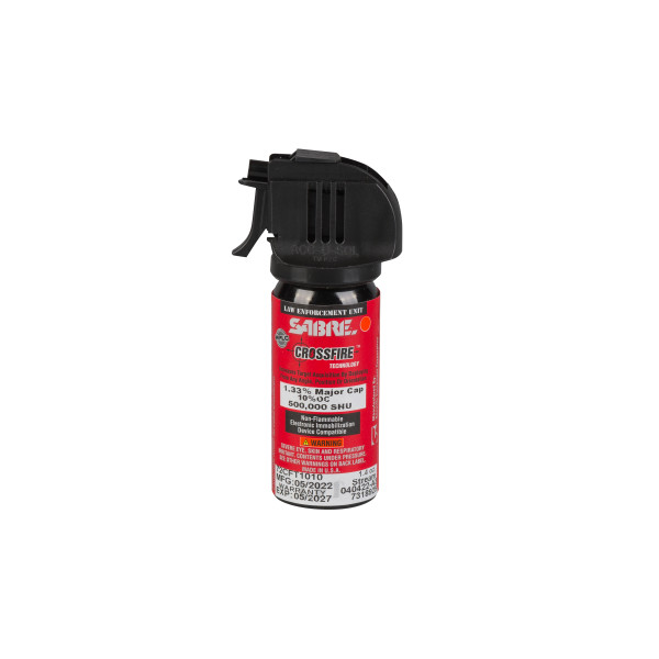 SABRE RED 1.33% MC 1.4 oz Trigger Top Crossfire Stream (MK-2), 42 mL Pepper Spray